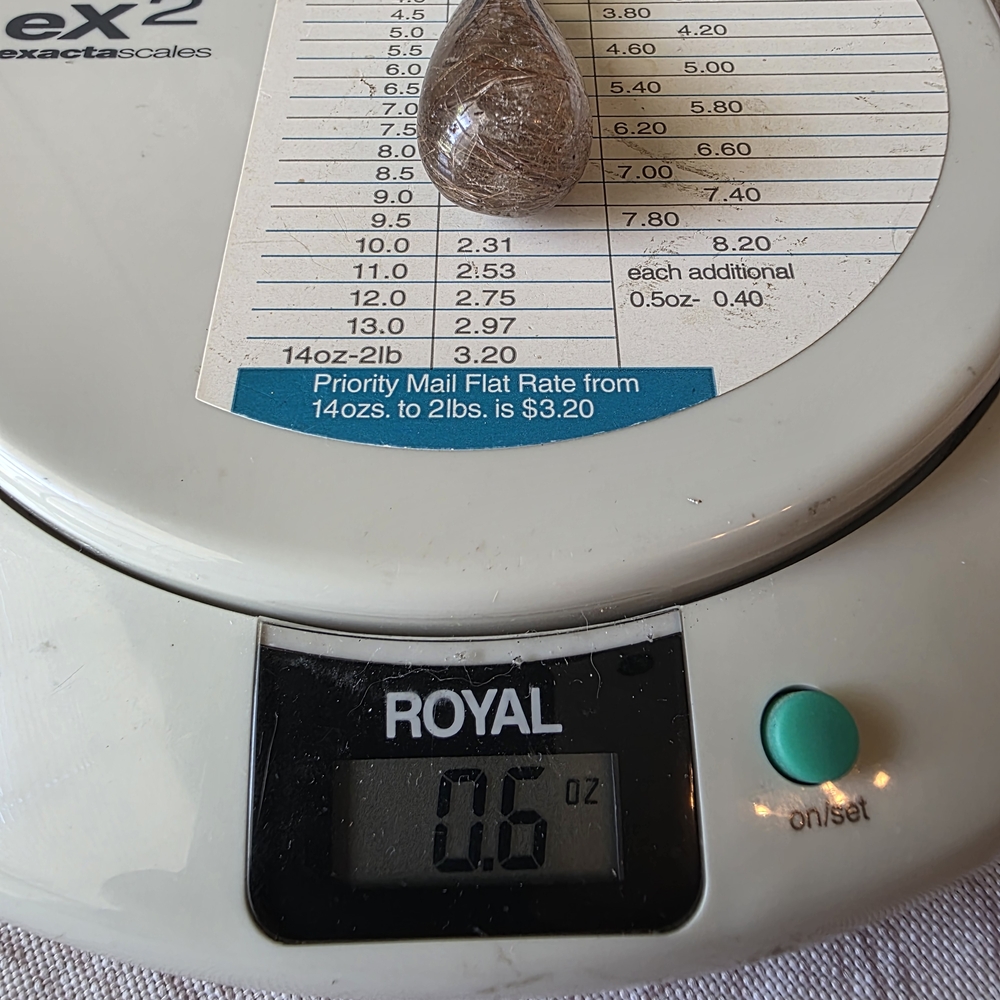 Sterling Rutilated Quartz Pendant - Picture 10 of 10